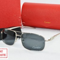Jual Kacamata Sunglass Cartier 633 Silver KODE BN5373 Murah