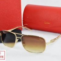 Jual Kacamata Sunglass Cartier 8103 Gold KODE BN5372 Murah