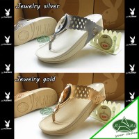 Jual sandal wanita fitflop jewelry mrek playboy with box dan MOST WANTED Murah