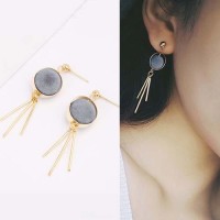 Jual Anting Korea Round PomPom earrings Murah