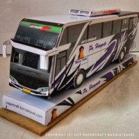Jual Papercraft Bus Haryanto Baru Murah