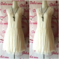 Jual Dress Tutu Cream Murah