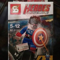 Jual Super Hero CAPTAIN AMERICA FALCON lego kw mini figure murah sy 295 Murah