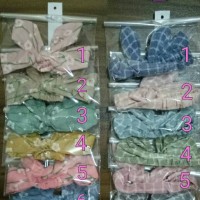 Jual Aksesories Rambut / Bando Pita Karet Murah