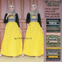 Jual Dress murah Triball overall with inner Murah