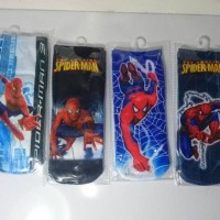 Jual Kaos Kaki Printing Karakter Spiderman Murah