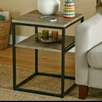 Jual nakas industrial serbaguna meja sudut, meja samping meja spenser Murah