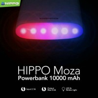 Jual Hippo MOZA Power Bank 10000 mAh simple pack Dual uotput 2.4 A Murah