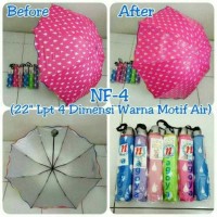 Jual payung lipat 3 magic warna Murah