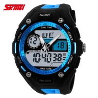 SKMEI Jam Tangan Analog Digital pria cowok AD1015 1015 Blue
