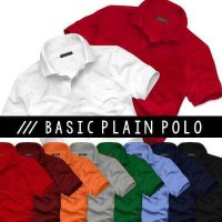 Jual L8985 BASIC PLAIN POLO TEE KODE PL8985 Murah
