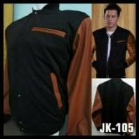 Jual Jaket Tan NightBlack Model Ariel / Jaket Baseball Tan Korea Murah