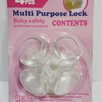 Jual Multi Purpose Lock Smile Pengaman Sudut Meja, Kulkas - Baby Safety Murah
