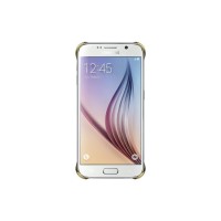 Jual SAMSUNG CLEAR CASE FOR GALAXY S6 EDGE - GOLD Murah