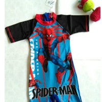 Jual L3055 swimsuit spiderman baju renang anak KODE PL3055 Murah