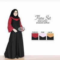 Jual L6611 Overall Wanita Dress Flare Set Include KODE PL6611 Murah