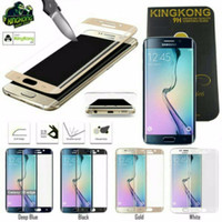 Jual Terbaru Kingkong Samsung S6 Edge Tempered Glass Original Gold White Bl Murah