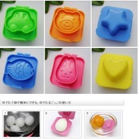 Jual Cetakan Telur / Boiled Egg Mold isi 2 pcs bentuk Mobil & Ikan Murah