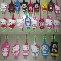 Jual handgel karakter disney binatang hello kity mickey angry birds pooh me Murah