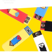 Jual (Dijamin) Korek Elektrik USB Electric Lighter Rechargeable Superman Pe Murah