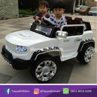 mobil mobilan anak mainan aki jeep pakai remote control like hummer