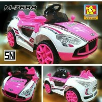 mobil mainan anak aki Pink pmb Pakai Remote Control like pliko