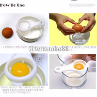 Jual HARGA GILA!! Sendok Alat Pemisah Kuning Telur Saringan telur Egg White Murah