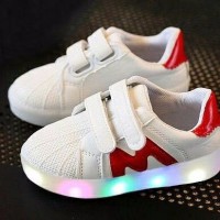 Jual Sepatu anak nyala LED import size 31 35 Murah