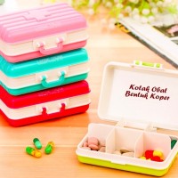 Jual DAPATKAN STOK TERBATAS Kotak Obat Bentuk Koper Dalamnya terdapat 6 se Murah
