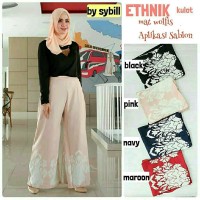 Jual bawahan celana panjang wanita etnik kulot murah Murah