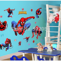 Jual STICKER DINDING RUANG TIDUR KAMAR TAMU 50x70CM MUCH SPIDERMAN Murah