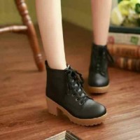 Jual Sepatu Boots Heels Wanita PB36 Murah