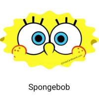 Jual Unomax Eye Sticker For Google Cardboard VR V2.0 - Spongebob Murah