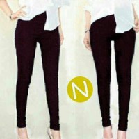Jual legging jeans ungu Diskon Murah