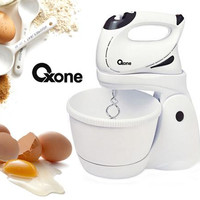 Jual HAND MIXER OXONE STAND BOWL OX833 PENGADUK TEPUNG TELUR CETAKAN KUE Murah