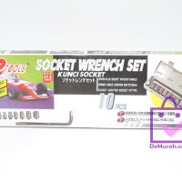 Jual TERLARIS SOCKET WRENCH SET / KUNCI SOCK 10 PCS / TOOL SET Murah