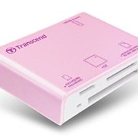 Jual PROMO CARD READER TRANSCEND RDP8 PINK USB 2.0 ALL IN 1 MULTI CARD Murah