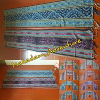 Jual syal etnik selendang kain tenun lombok 185 x 40cm Murah