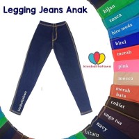 Jual Legging Jeans Uk. Tanggung 9-12 th Leging Polos Jeans A Limited Murah