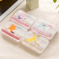Jual PROMO MURAH !!! Kotak Obat Sekat 6 Plastik PP Animal Murah