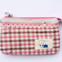 Jual Tas Handmade Pink Kotak-kotak Murah