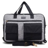 Jual Tas Trolley Lipat Travel Bag Kanvas Maika Etnik MOTERE BLACK Murah