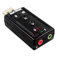 Jual USB Virtual 7.1 Channel Sound Card USB External Adapter Portable MIC Murah