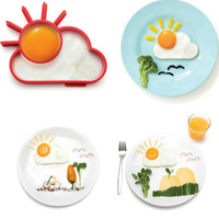 Jual Matahari awan cetakan omelette telur Sun clouds shape silicone mold Murah