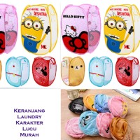 Jual Keranjang Baju Laundry Jaring Lipat Multi Fungsi Flexible Murah