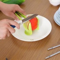 Jual Promo Diskon.., Alat bantu masak potong buah tomat jeruk jepit iris Murah