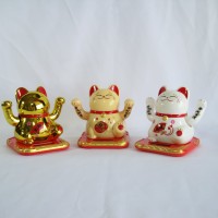 Jual Kucing Keberuntungan Maneki Neko 10cm Murah