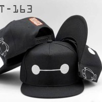 Jual Topi Snapback Black Baymax Murah