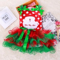 Jual SANTA TUTU DRESS Baju Anak Import Branded Natal Pakaian Merah Red Murah