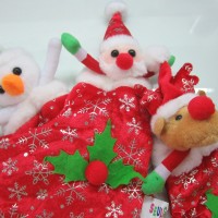 Jual Hiasan Natal Kaos Kaki Motif Santa Snowman Rudolph Deer Murah